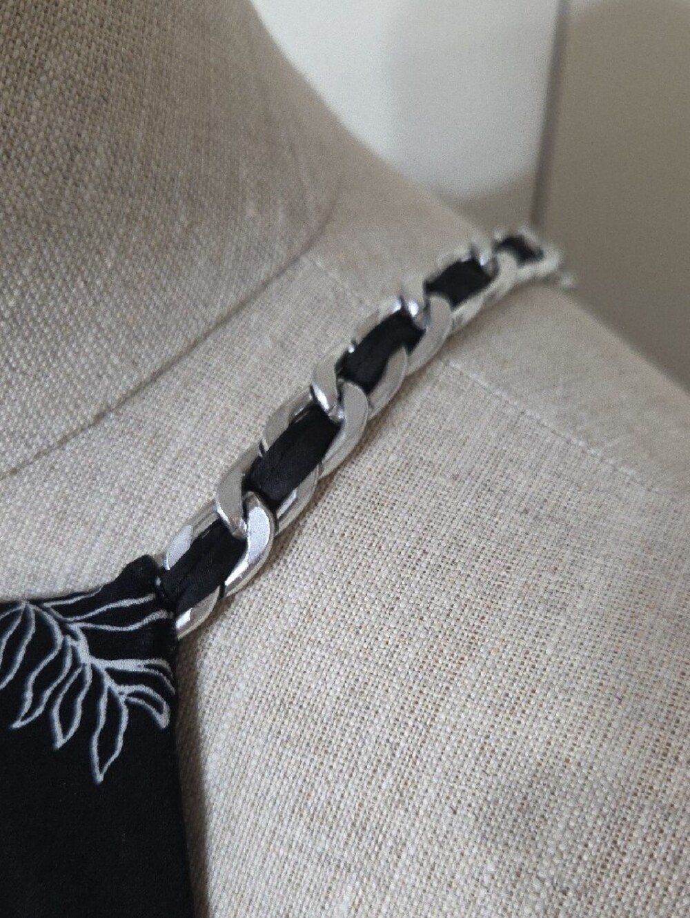 White House Black Market ,Black Floral Halter Maxi Dress - Picture 3 of 9
